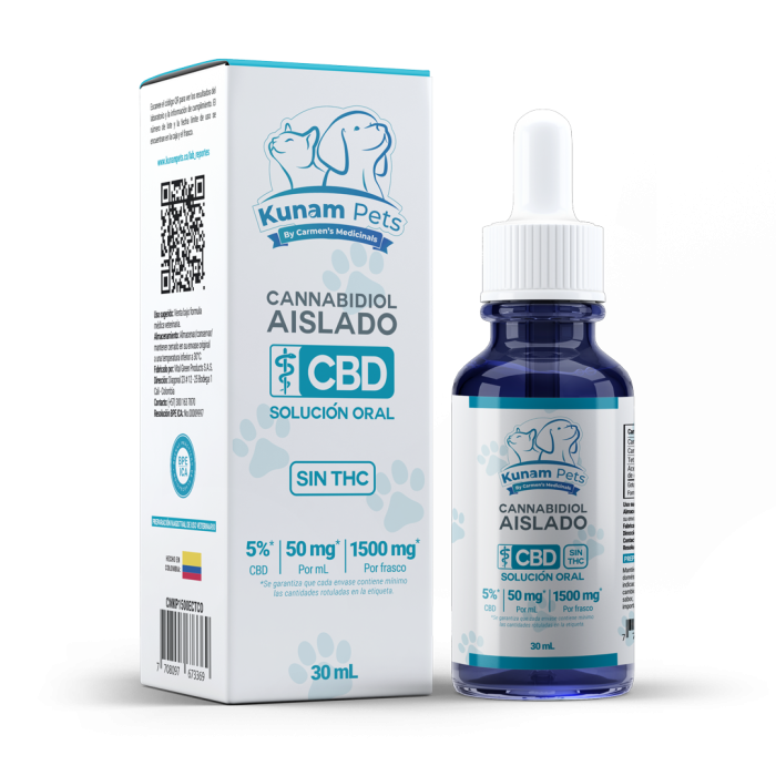 Kunampets Solución Veterinaria Especializada Aislado Presentación 30 mL