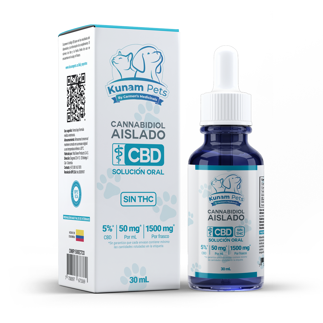 Kunampets Solución Veterinaria Especializada Aislado Presentación 30 mL