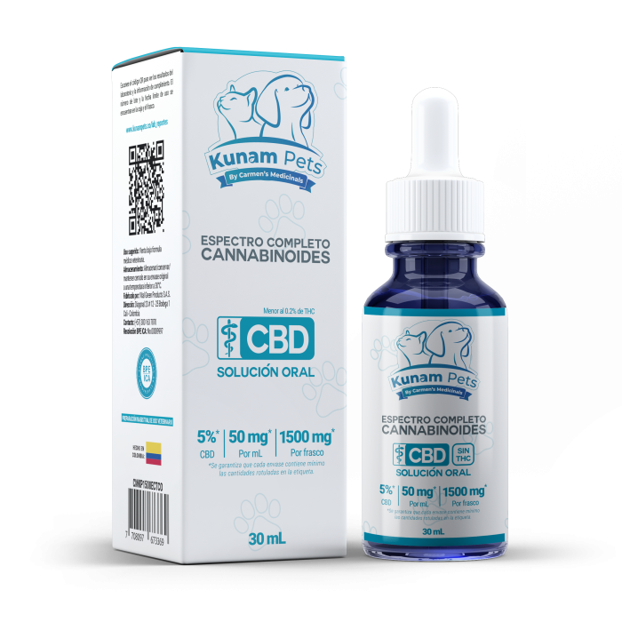 Kunampets Solución Veterinaria Especializada Espectro Completo Presentación 30 mL