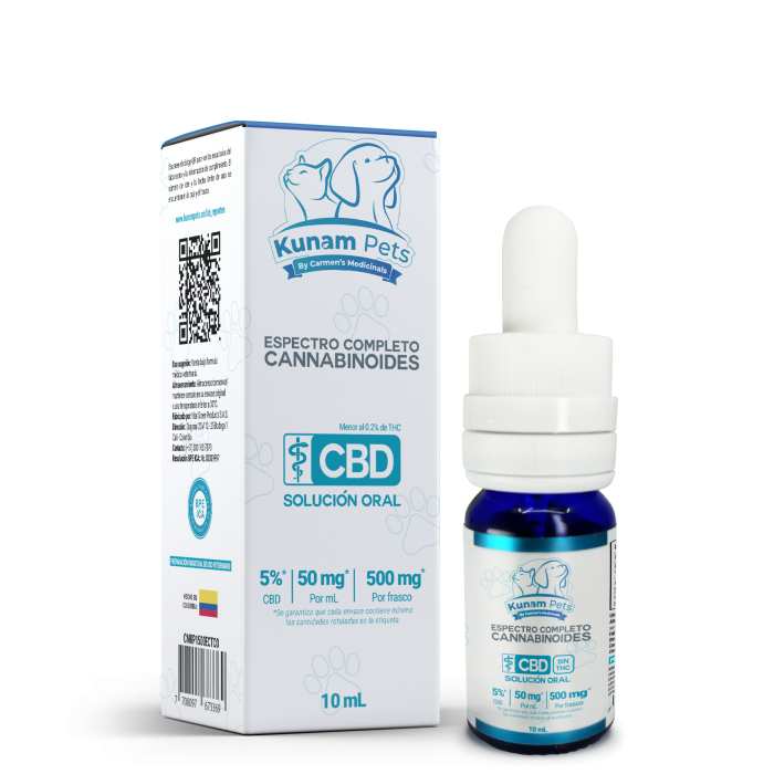 Kunampets Solución Veterinaria Especializada Espectro Completo Presentación 10 mL